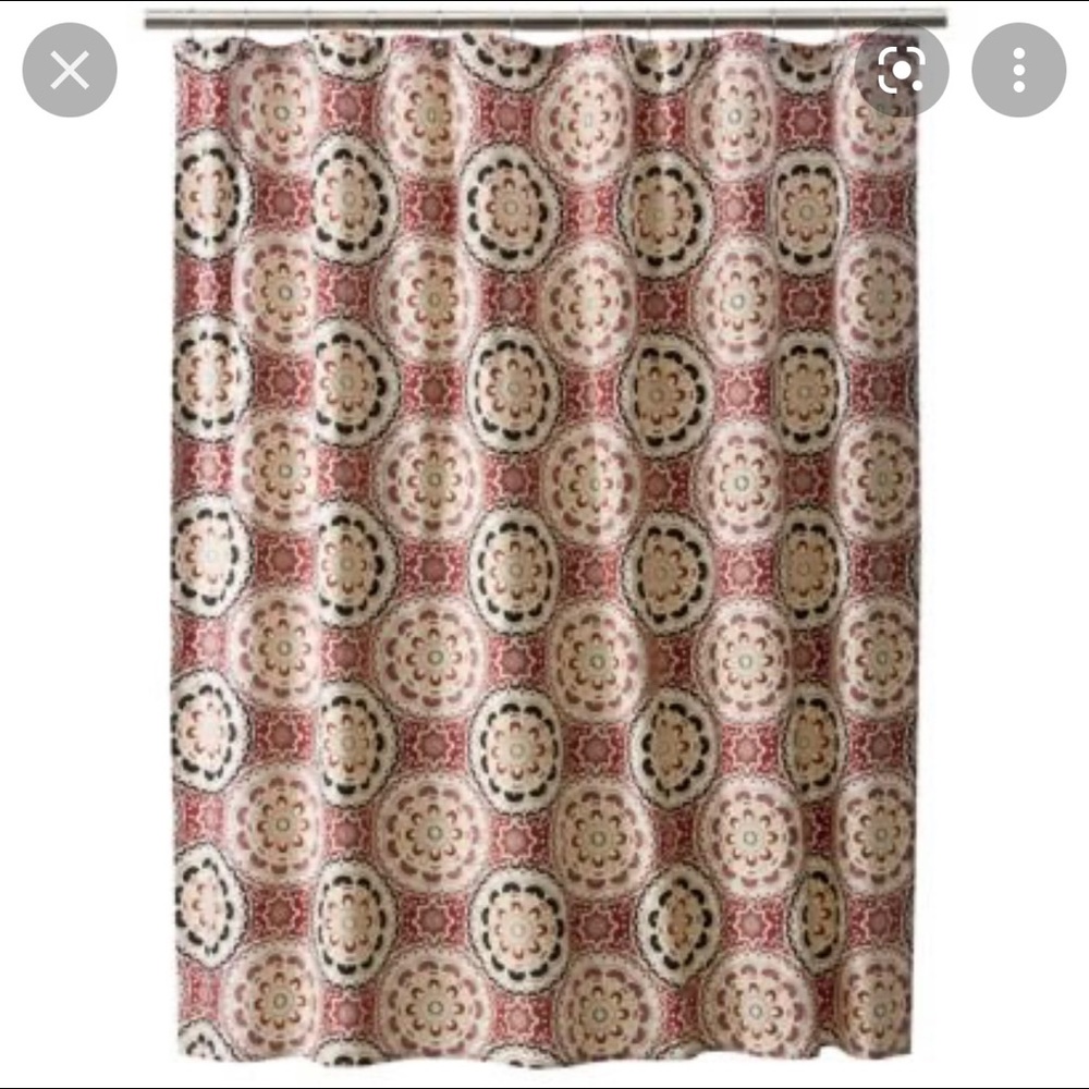 Threshold Medallion Shower Curtain